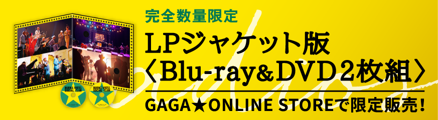 完全数量限定 LPジャケット版＜Blu-ray＆DVD2枚組＞GAGA★ONLINE SOTREで限定販売！